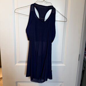 Lululemon Fit Physique Open Back Tank Navy Size 4